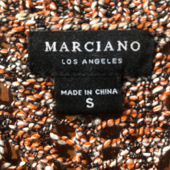 MARCIANO MOIRÉ KNITTED TOP WITH FRINGES - Picture 7 of 10